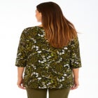 Stretch Cotton V-Neck Tee image number null