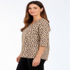 Stretch Cotton V-Neck Tee image number null