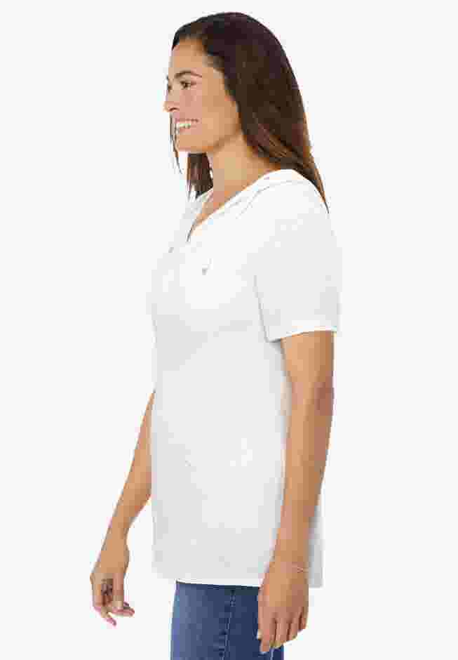 Short-Sleeve Hoodie image number 2