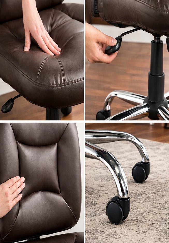 500 lbs. Weight Capacity Armless Office Chair image number 2