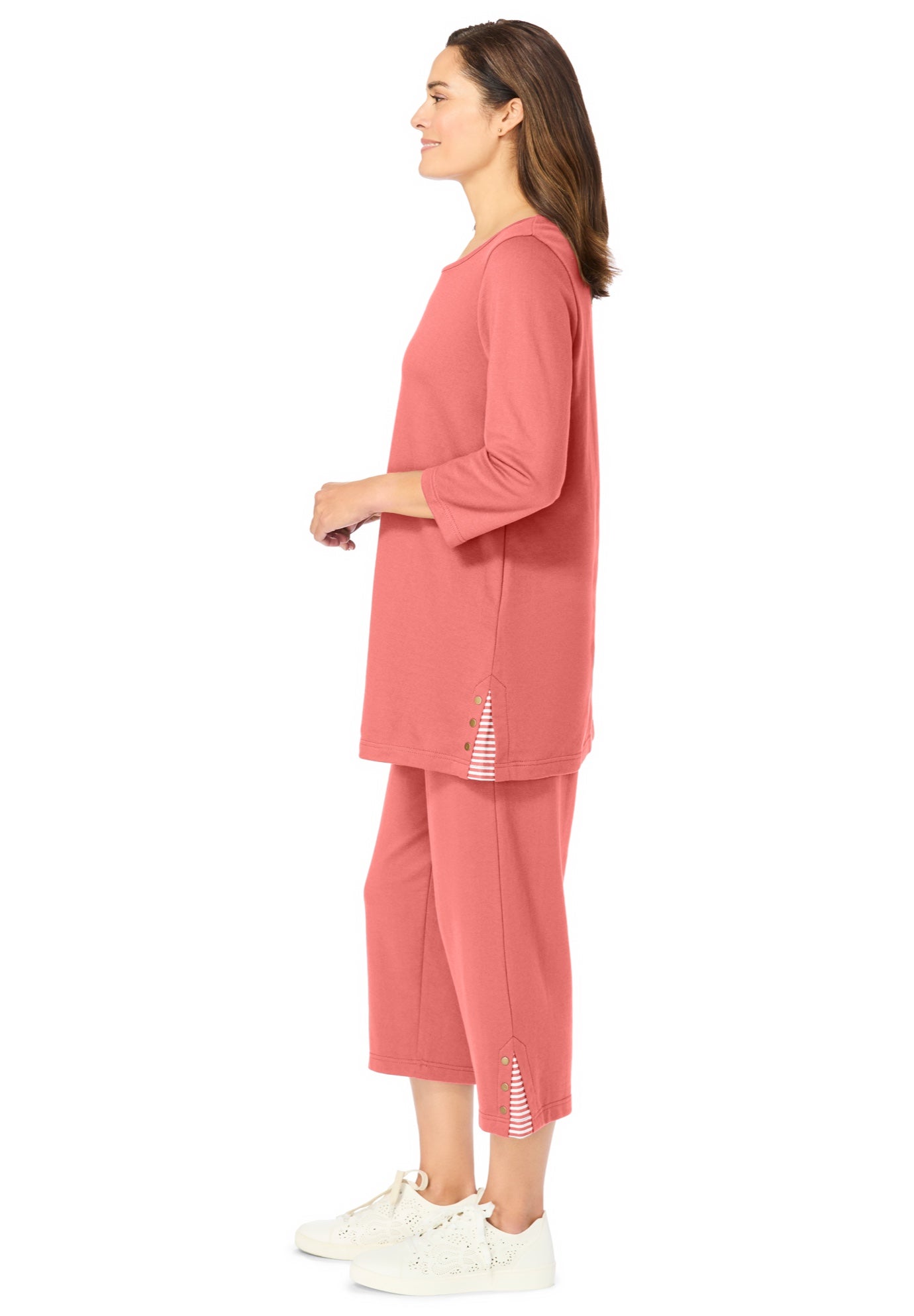 2-Piece Striped French Terry Set image number 2