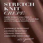 Stretch Knit Crepe Trapeze Tunic image number null