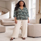 Stretch Knit Crepe Trapeze Tunic image number 0