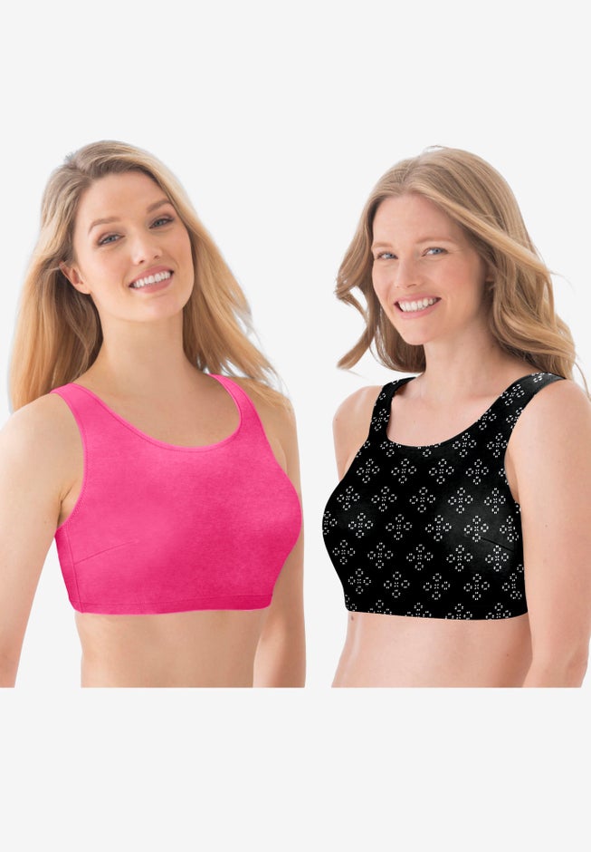 Wireless Sport Bra 2-Pack image number 0
