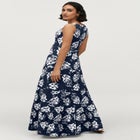 Stretch Knit Scoop Neck Sleeveless Tiered Maxi Dress image number null