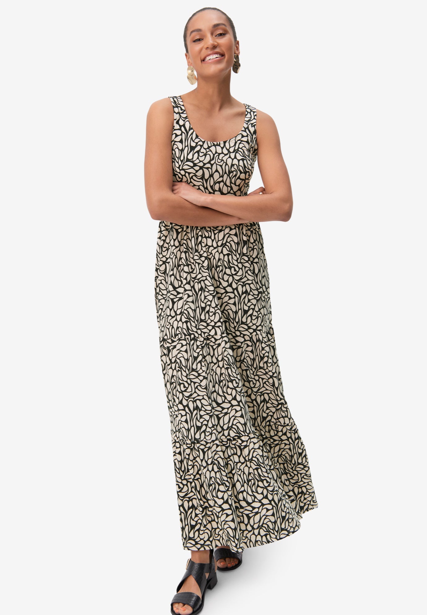 Tiered Maxi Dress image number 0