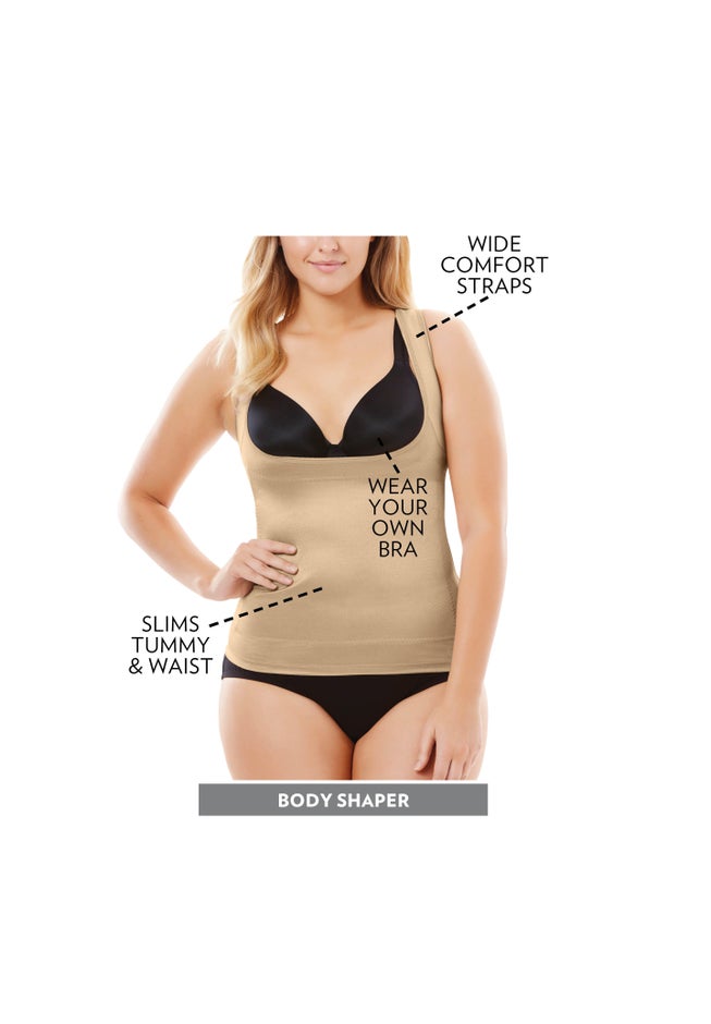 Power Shaper Firm Control Wear-Your-Own-Bra Shaper Tank image number 3