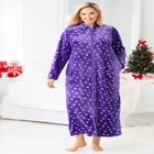 Plush Zip-Front Robe image number null