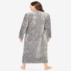 Plush Zip-Front Robe image number null