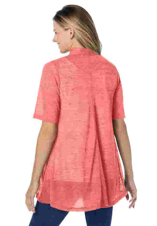 Lightweight Open Front Cardigan image number 1