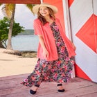 Lightweight Open Front Cardigan Sweater image number null