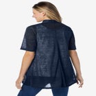 Lightweight Open Front Cardigan Sweater image number null