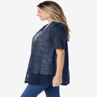 Lightweight Open Front Cardigan Sweater image number null