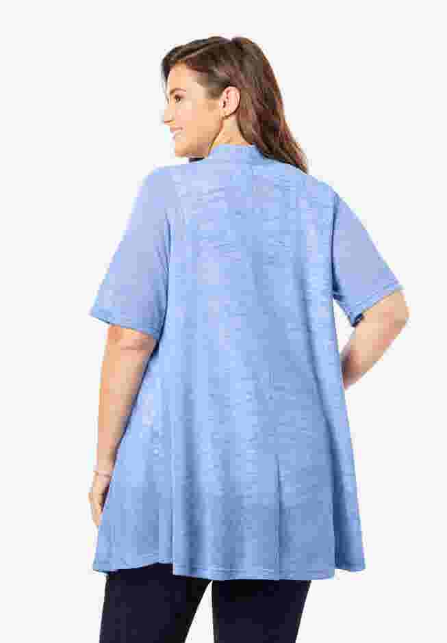 Lightweight Open Front Cardigan image number 1