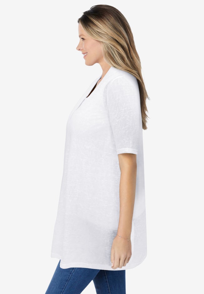 Lightweight Open Front Cardigan image number 2