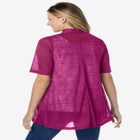 Lightweight Open Front Cardigan Sweater image number null