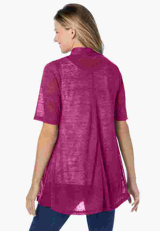 Lightweight Open Front Cardigan image number 1