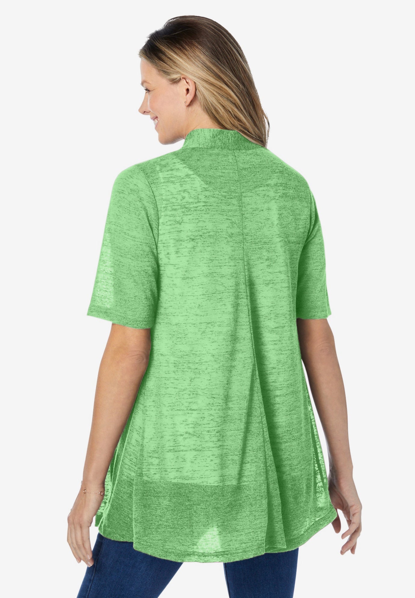 Lightweight Open Front Cardigan image number 1