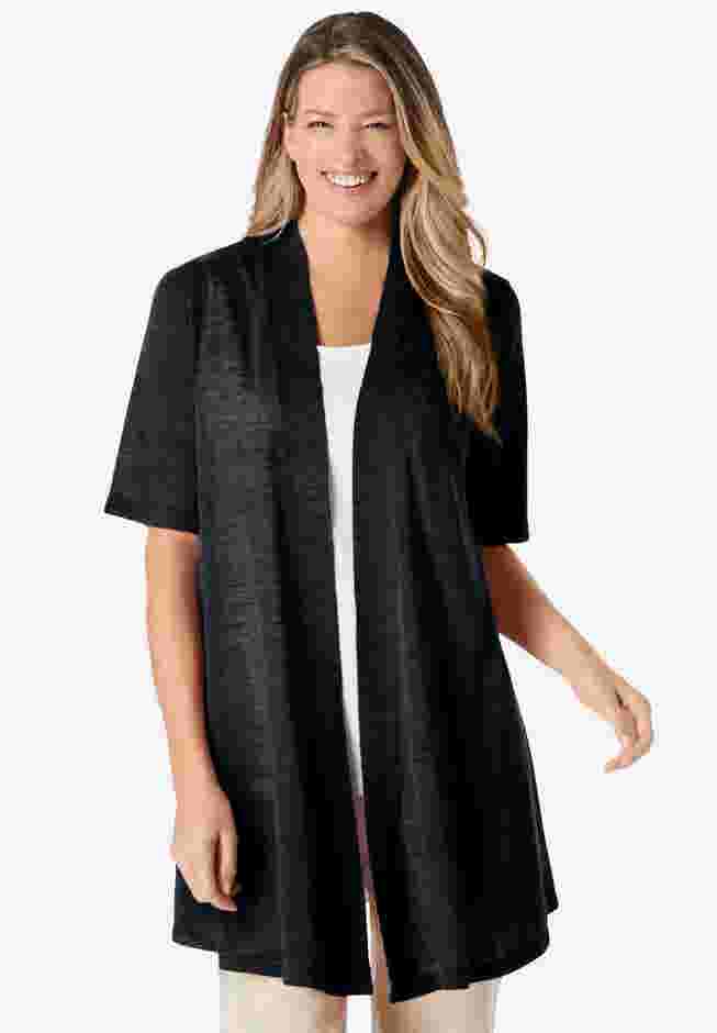 Lightweight Open Front Cardigan image number 0