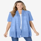 Lightweight Open Front Cardigan Sweater image number null