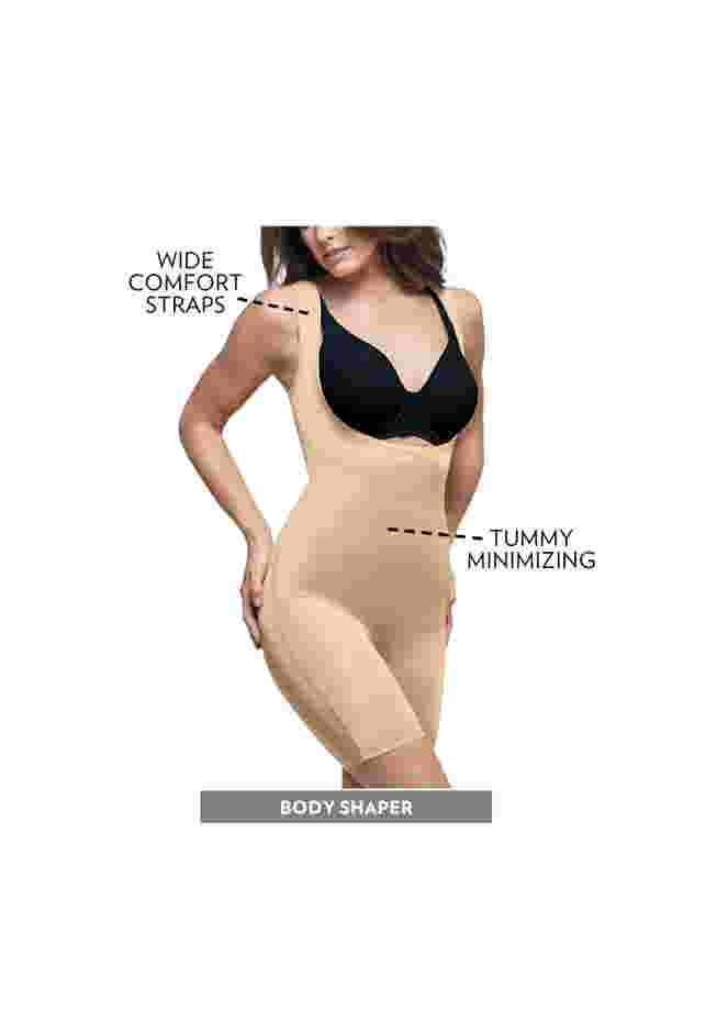 Power Shaper Firm Control Wear-Your-Own-Bra Body Shaper image number 3