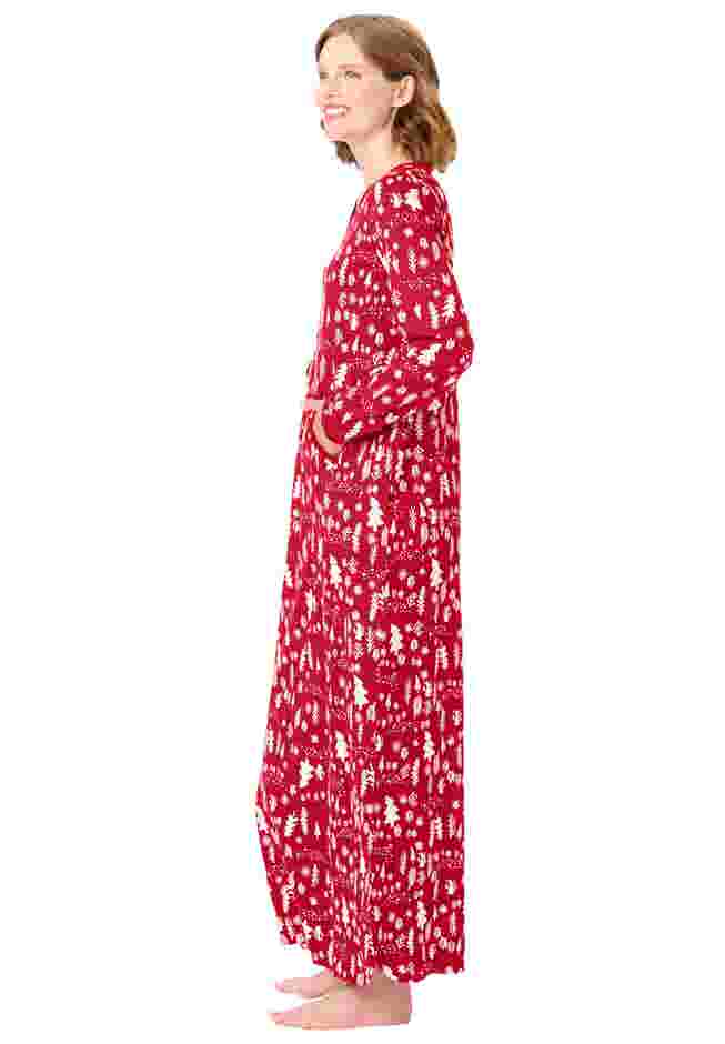 Long Printed Sleep Shirt  image number 2