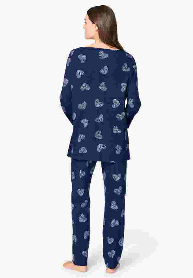 Avenue Body Three-Quarter Sleeve Pajama Set image number 1