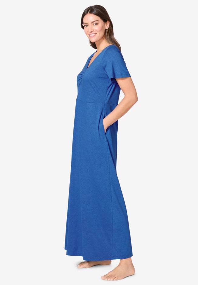 Avenue Body Ruche Maxi Gown image number 2