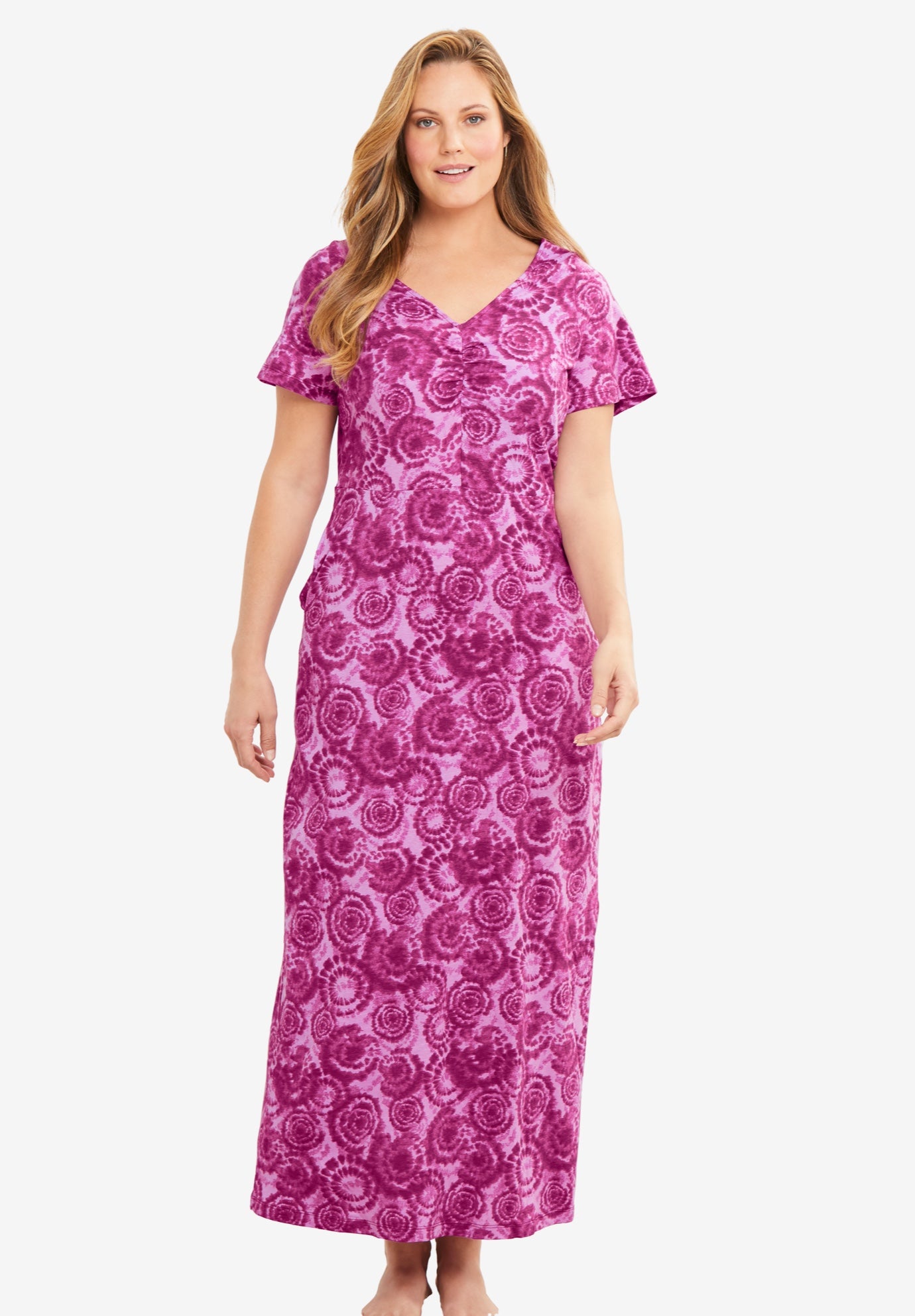 Avenue Body Ruche Maxi Gown image number 0