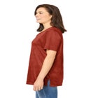 Faux Suede Tee image number null