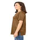 Faux Suede Tee image number null