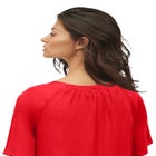 Crinkle Tie-Front Blouse image number null