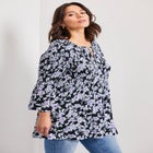 Keyhole Bell Sleeve Tunic image number 2