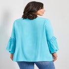 Crochet Lace Trim Top image number null