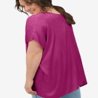 Oversized Linen-Blend Tunic image number null