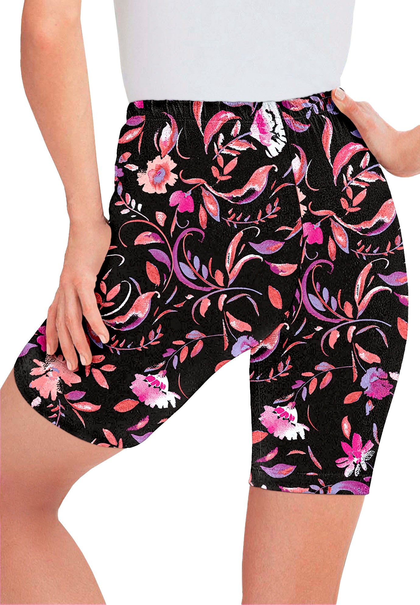 Stretch Cotton Bike Short image number 1