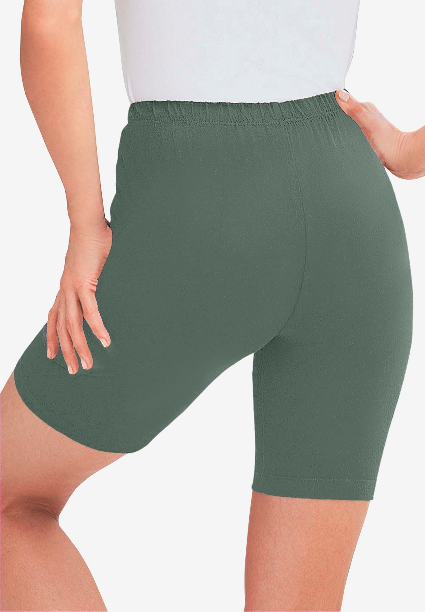 Stretch Cotton Bike Short image number 1