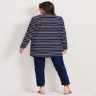 Striped Cascade Cardigan image number 1