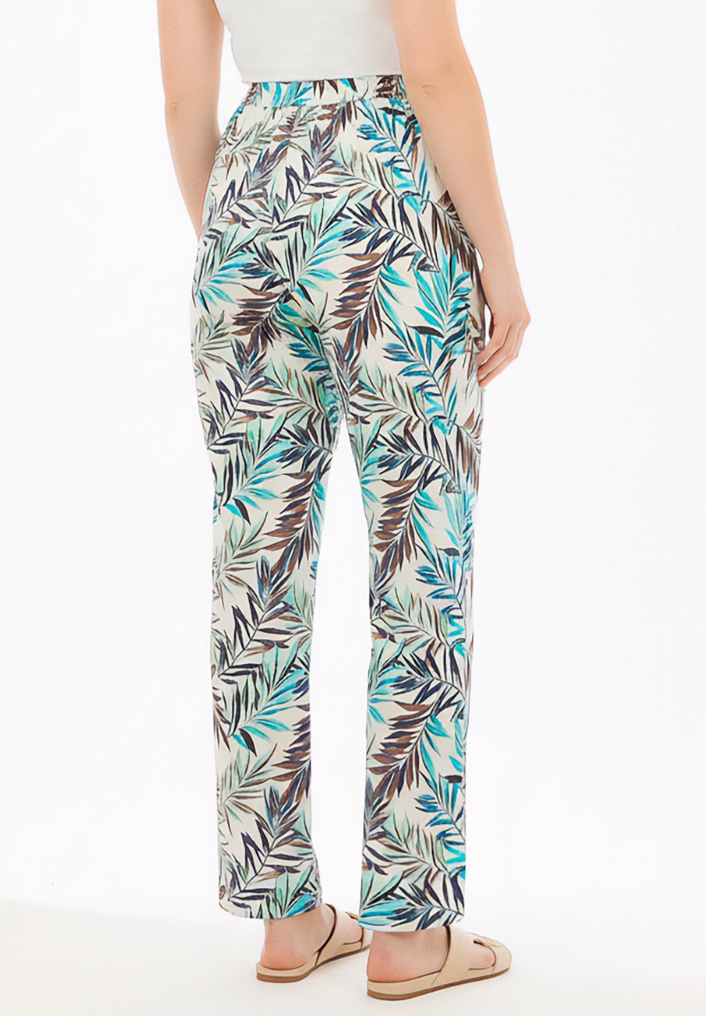 Straight Leg Linen Pant image number 1