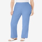 Straight Leg Linen Pant image number null