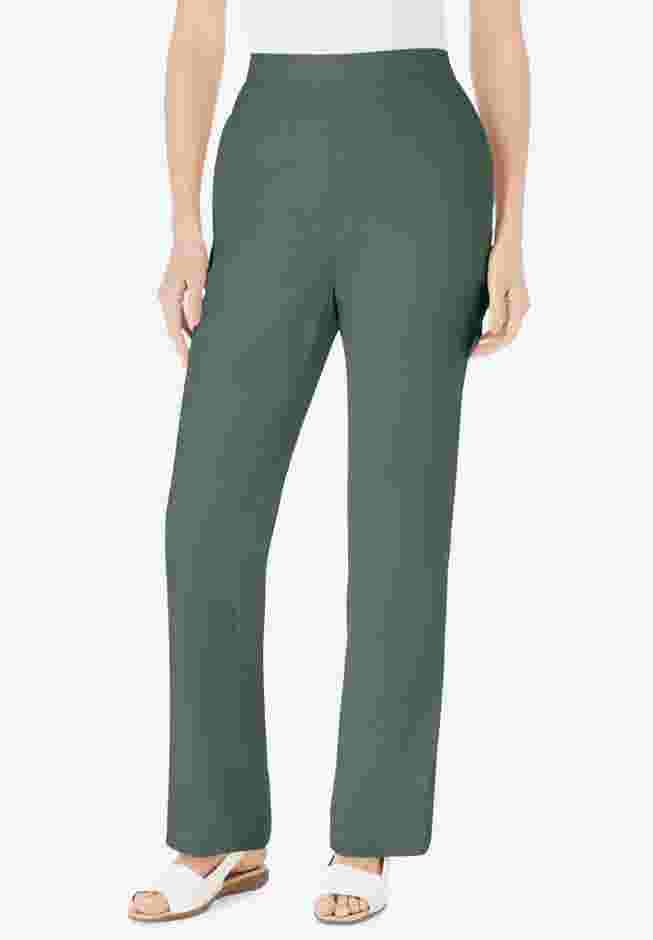 Straight Leg Linen Pant image number 0