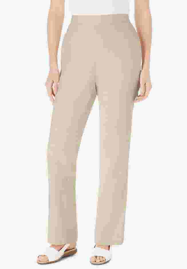 Straight Leg Linen Pant image number 0