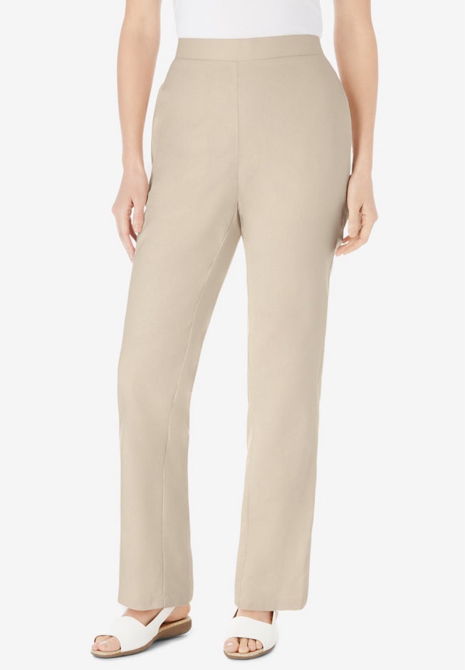 Straight Leg Linen Pant image number 0