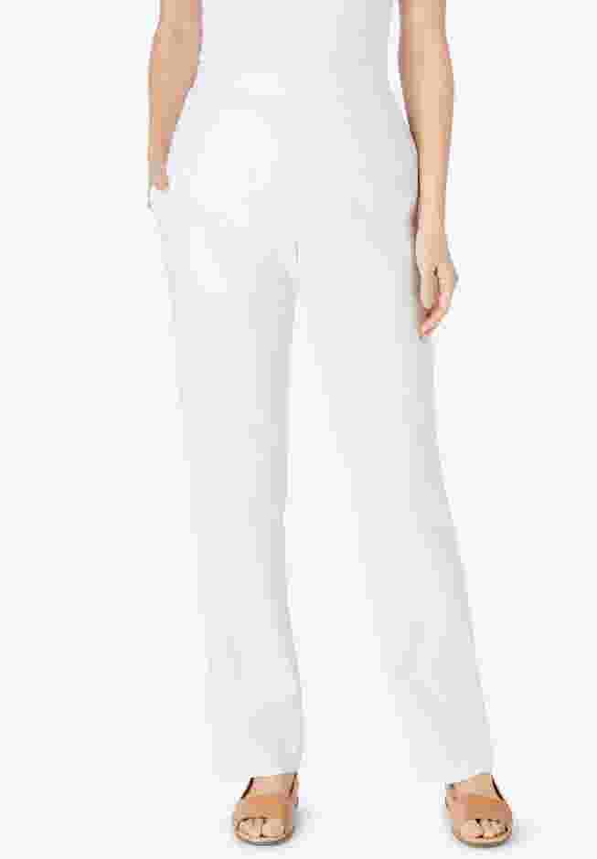 Straight Leg Linen Pant image number 0