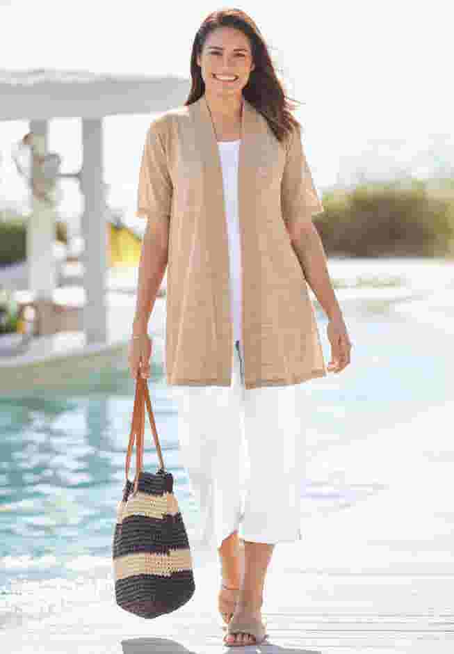 Linen Capri image number 4