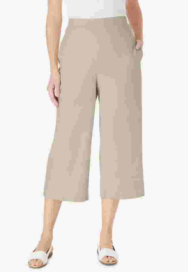 Linen Capri image number 0