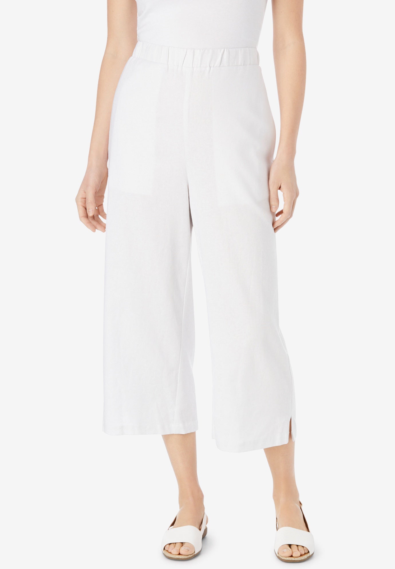 Linen Capri image number 0