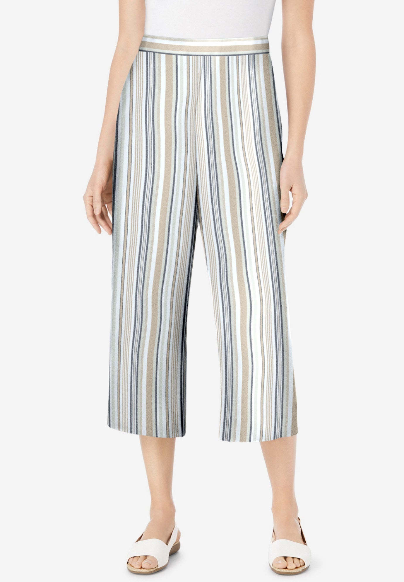 Linen Capri image number 0