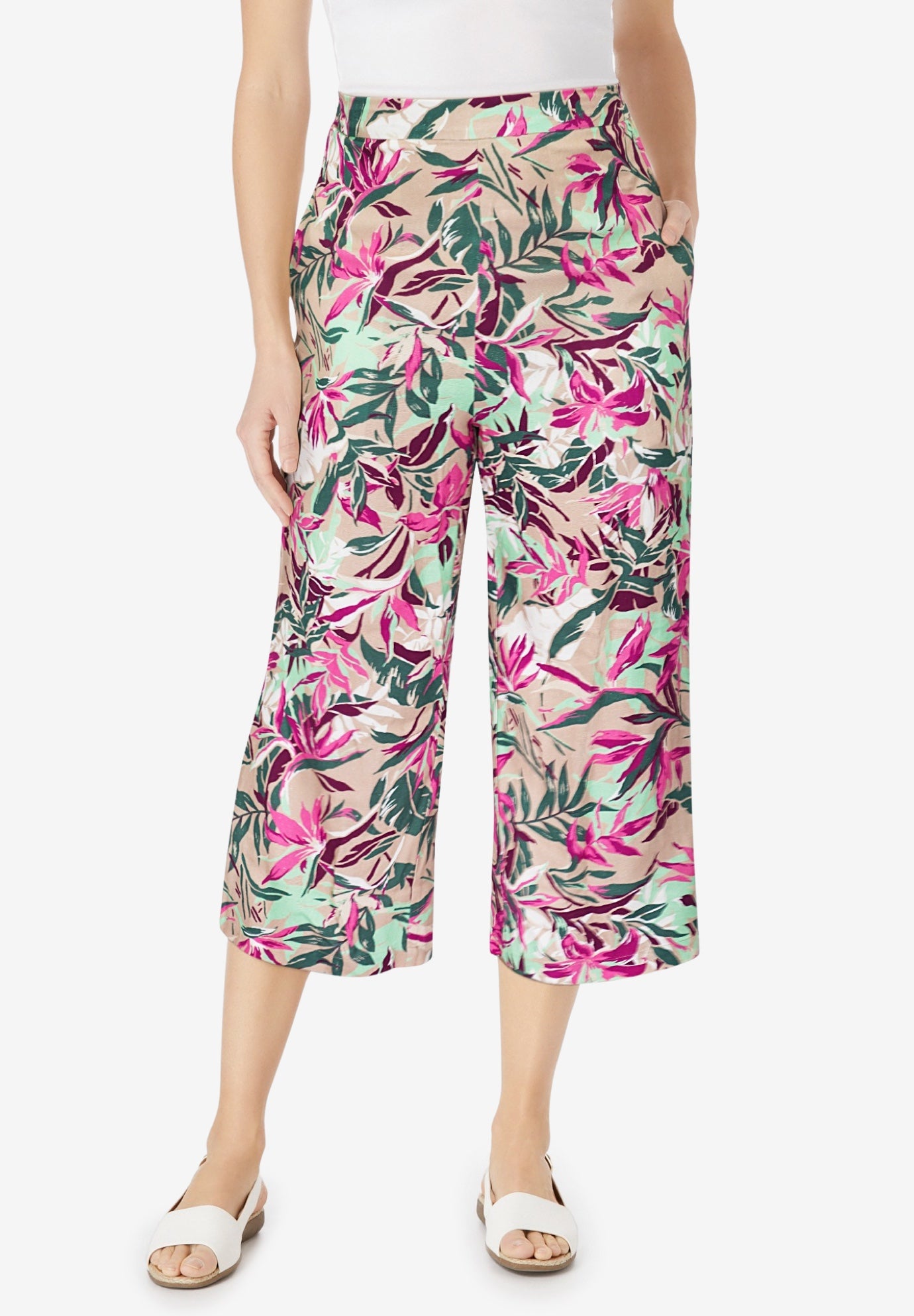 Linen Capri image number 0