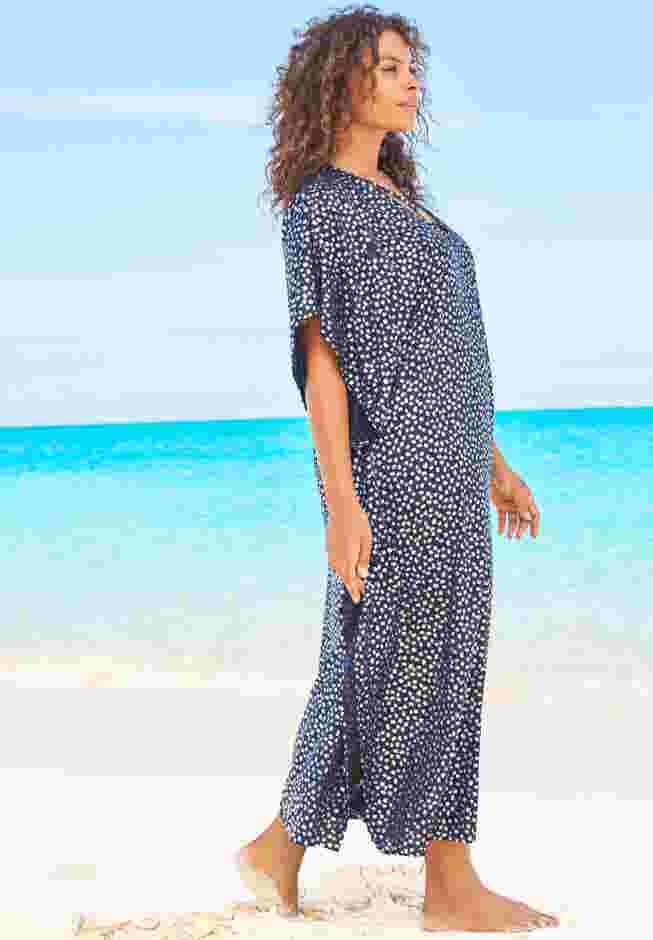 V-Neck Swim Caftan image number 2